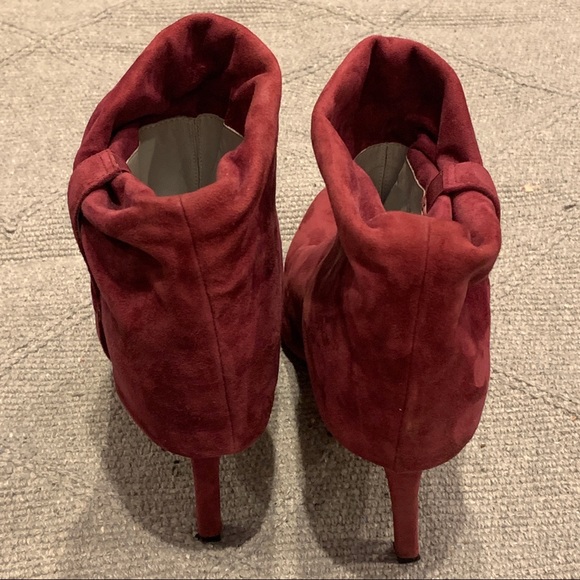 Calvin Klein Suede Ankle Boot High Heel Bethany Adjustable Shaft Women 6.5 US - Picture 11 of 13